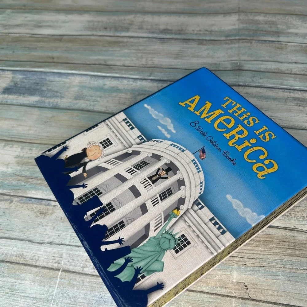 This Is America Box Set of 8 My Little Golden Books Homeschool Grade K-2 History